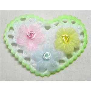 Handcraft Fabric Heart, 42mm wide