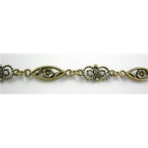 Antique Bronze Alloy Chain, 98cm(38 inch) length