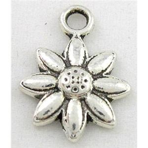 tibetan silver pendant, Non-Nickel, approx 15x20mm