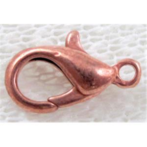 Lobster Parrot Clasp, Zinc alloy, 12mm length