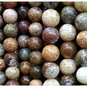 round flower Agate Stone beads, 14mm dia, approx 28pcs per st