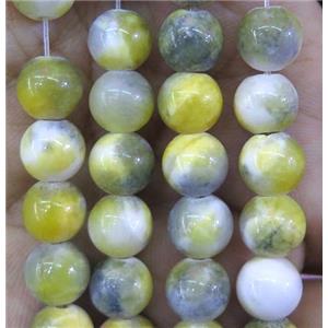 Persia jade bead, round, stabile, 8mm dia, approx 49pcs per st