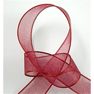 Organza Ribbon Cord, 9mm wide