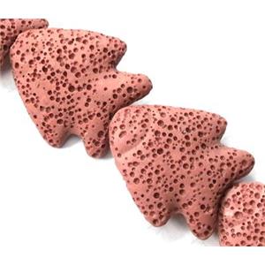 Lava Fish Beads, 35x32mm, 12pcs per st, color code:19