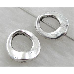 Tibetan Silver Spacer Non-Nickel, 10mm dia