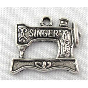 Tibetan Silver sartorius pendants, Non-Nickel, 20x18mm