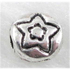 Tibetan Silver Spacers Non-Nickel, 6mm dia, 3mm thin