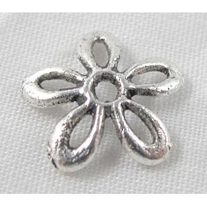 Tibetan Silver BeadCaps Non-Nickel, 12mm dia