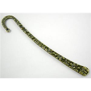 Bookmark, Antique Bronze, Tibetan Silver Non-Nickel, 12.5cm(5 inch) length