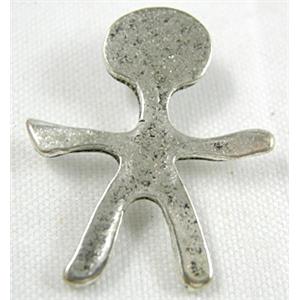 Tibetan Silver Non-Nickel Charm, 19x22mm