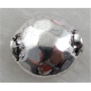 Tibetan Silver Spacers Non-Nickel, 11mm dia, 6mm thin
