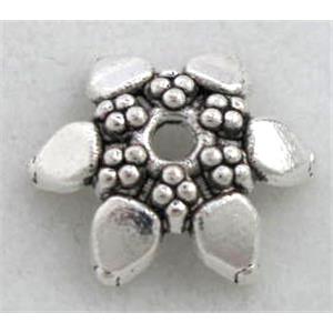 tibetan silver beadcap non-nickel, 12mm dia