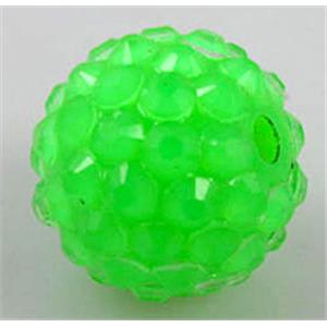 Round crystal rhinestone bead, 12MM dia
