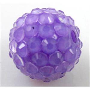 Round crystal rhinestone bead, 12MM dia