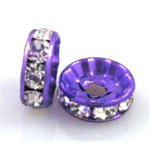 Rondelle rhinestone, Middle East Rhinestone, approx 6mm