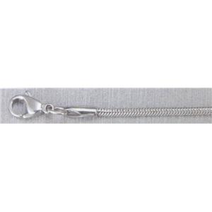 stainless steel chain, 2mm, approx 45cm length