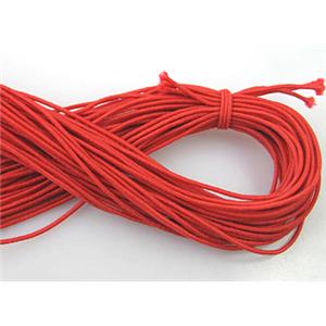 elastic fabric wire, binding thread, red, 0.8mm dia, approx 150meters per roll