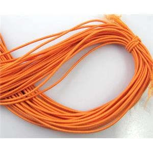elastic fabric wire, binding thread, orange, 0.8mm dia, approx 150meters per roll