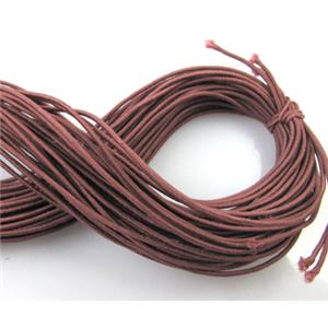 elastic fabric wire, binding thread, coffee, 1mm dia, approx 20meters per roll