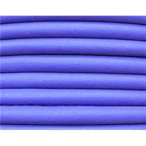 PU leather Cord, round, lavender, approx 4mm dia