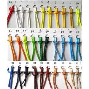 Satin Rattail Cord, korea, fine thread, approx 1mm dia, 100m per roll, color:32#