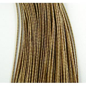 waxed wire, round, grade a, 0.5mm dia