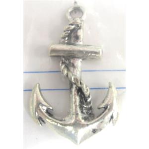 Tibetan Silver anchor pendants, 39x23m