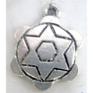 Tibetan Silver pendants, 24x19mm