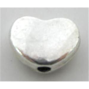 zinc alloy heart, Tibetan Silver Spacers Non-Nickel, 8.5mm wide