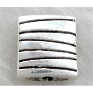 Tibetan Silver spacer bead, lead free and nickel free, 9x10mm