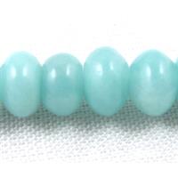 rondelle Amazonite Stone Beads, grade AB, 5x8mm, approx 80pcs per st