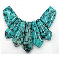 turquoise pendant for necklace, stabilized, jewelry sets, approx 20-50mm