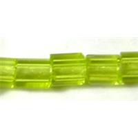 green Pony Bead - two cut 2mm, approx 2mm length