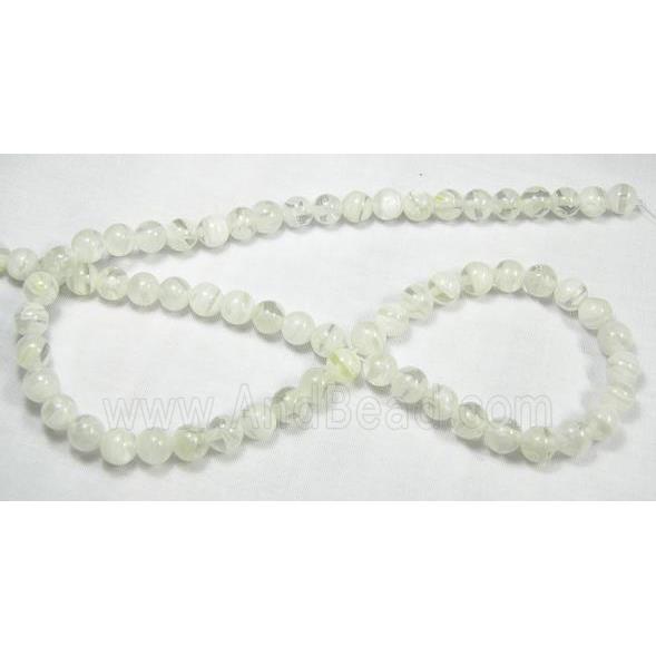 16" string round multi flower millefiori glass