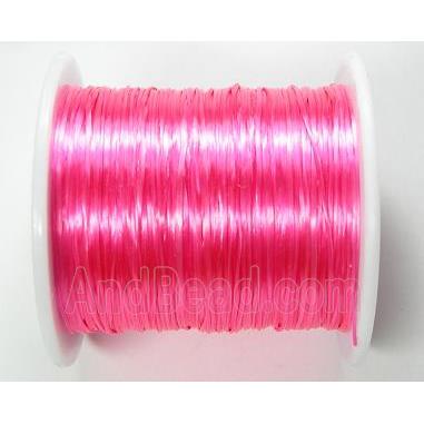 Crystal wire, stretchy, flat, rose