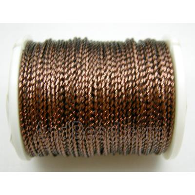 Metallic Cord, coffee