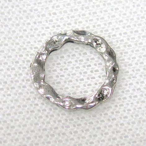 tibetan silver Zinc Ring connector