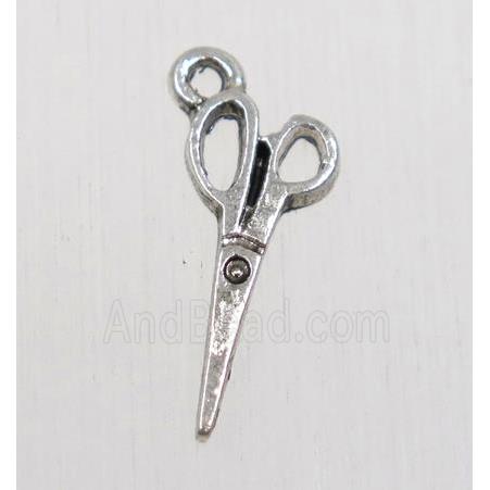 tibetan silver forfex pendant, non-nickel
