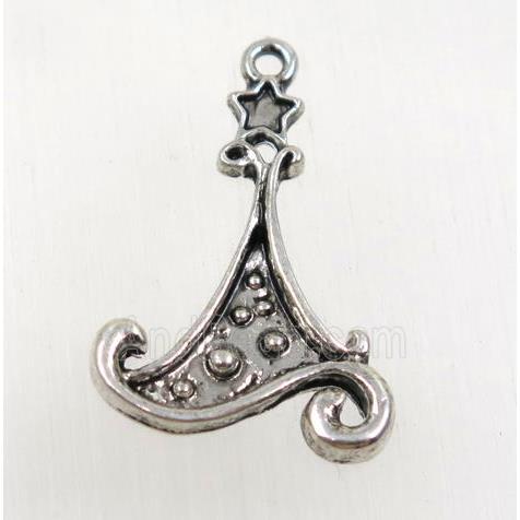 tibetan silver pendant, non-nickel