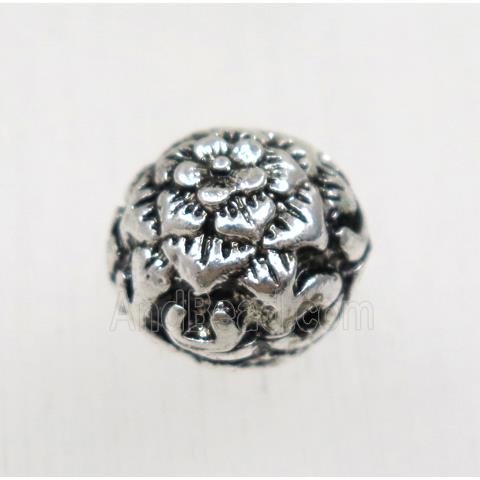 tibetan silver zinc beads, non-nickel