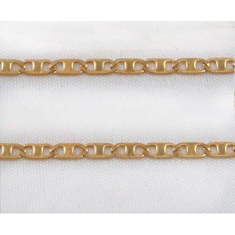 stainless steel chain, gold plated