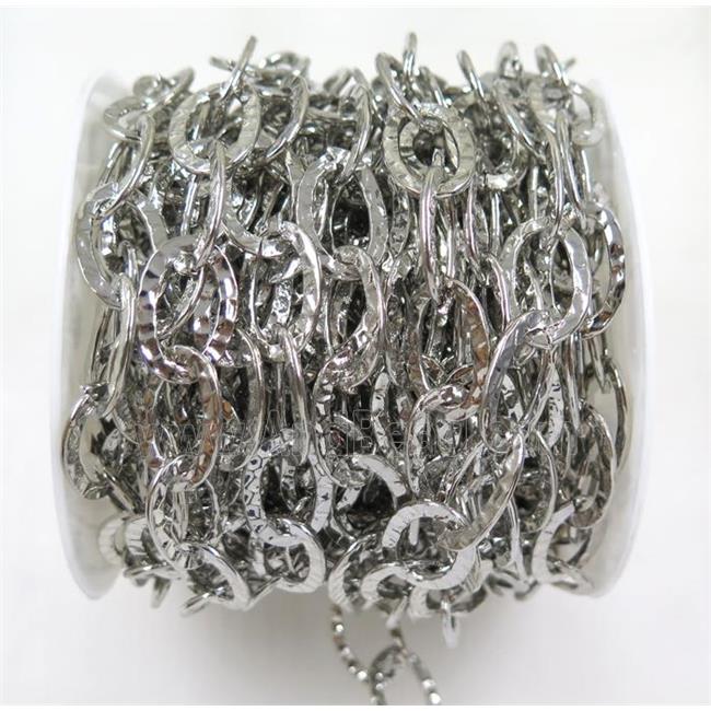copper chain, platinum plated