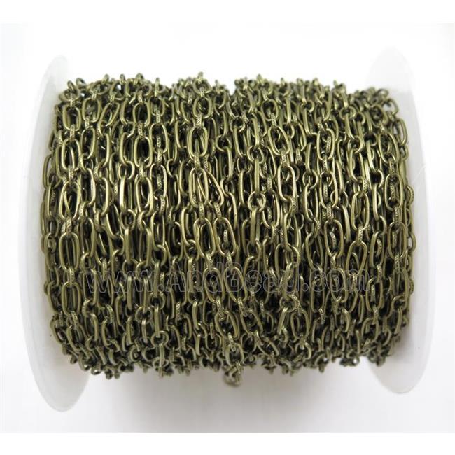 iron chain, Antique bronze plated