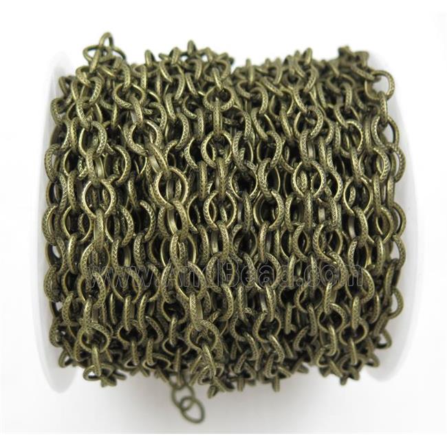 iron chain, Antique bronze plated