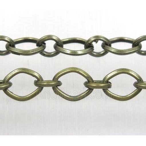 iron chain, Antique bronze plated