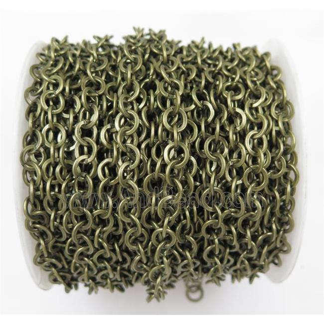 iron chain, Antique bronze