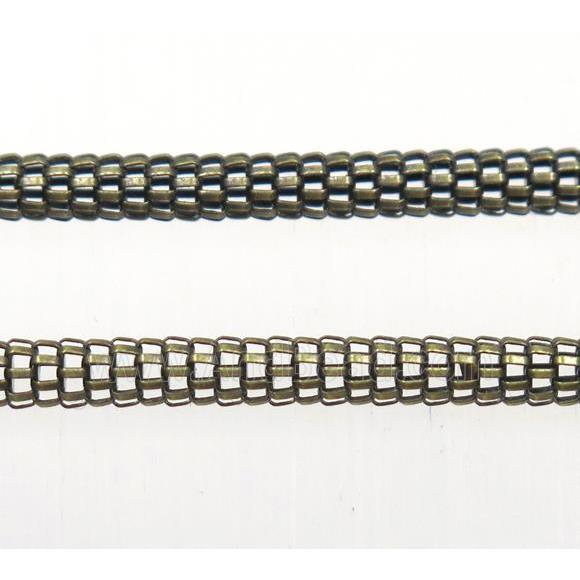 iron chain, antique bronze