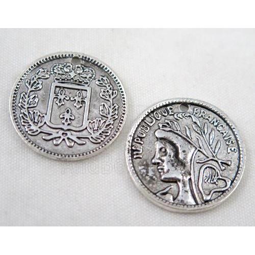 Tibetan silver pendant, Non-nickel