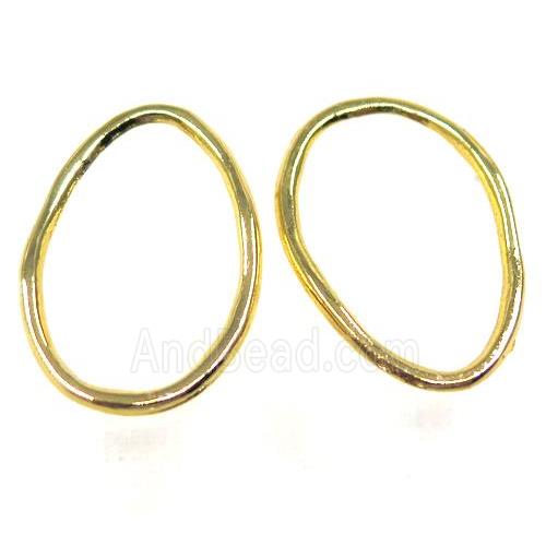 colorfast copper linker, gold plated