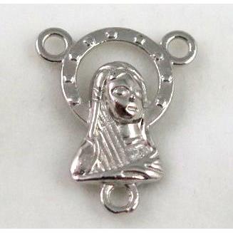 alloy pendant, platinum plated